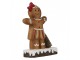 Hnědá vánoční dekorace holčička Perníček Gingerbread - 15*7*21 cm Clayre & Eef