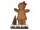 Hnědá vánoční dekorace holčička Perníček Gingerbread - 15*7*21 cm Clayre & Eef