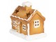 Keramický svícen perníková chaloupka Gingerbread House - 11*8*10 cm Clayre & Eef