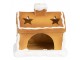Keramický svícen perníková chaloupka Gingerbread House - 11*8*10 cm Clayre & Eef