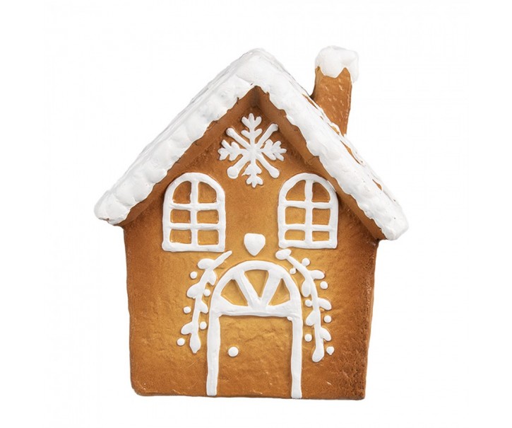 Keramická perníková chaloupka Gingerbread House - 14*12*15 cm Clayre & Eef