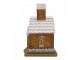 Svítící perníková chaloupka Gingerbread House - 9*9*14 cm Clayre & Eef