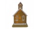 Svítící perníková chaloupka Gingerbread House - 9*9*14 cm Clayre & Eef