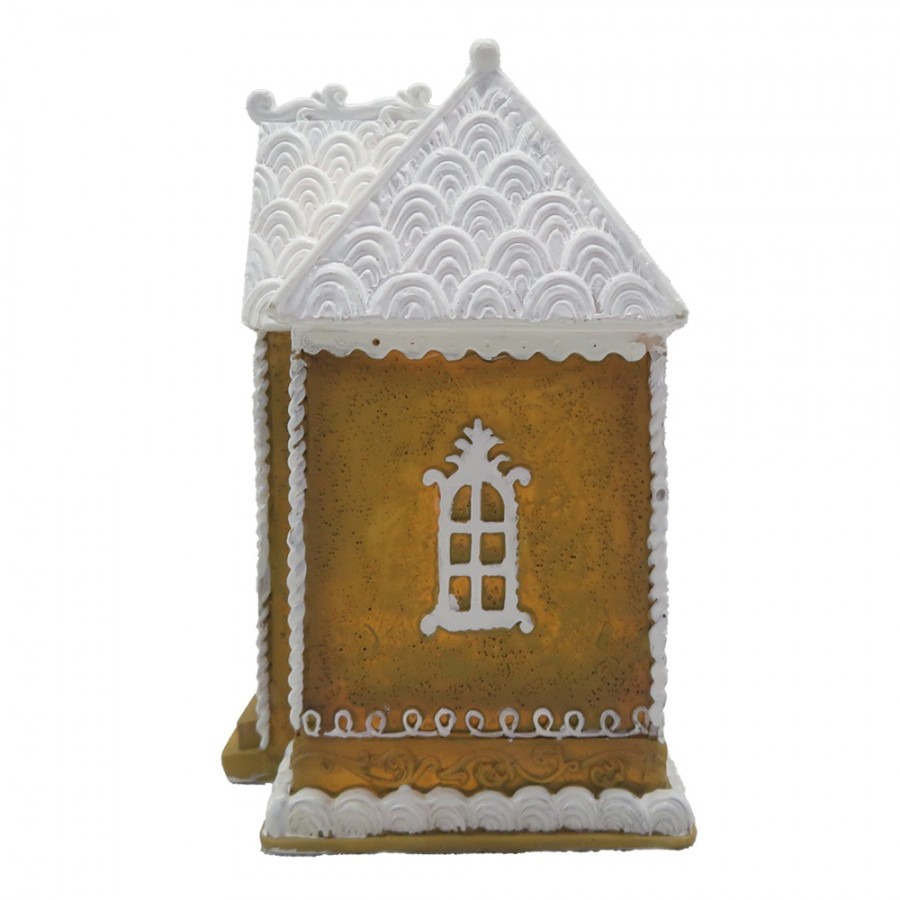 Svítící perníková chaloupka Gingerbread House - 12*9*15 cm Clayre & Eef Svítící perníková chaloupka Gingerbread House - 12*9*15 cm Clayre & Eef
