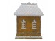 Svítící perníková chaloupka Gingerbread House - 12*9*15 cm Clayre & Eef