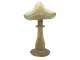 Béžovo-zlatá dekorace houba Mushroom - 11*9*15 cm Clayre & Eef