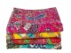 Veliká tyrkysová bavlněná plážová deka s prošíváním Beach Plaid - 270*220*0,5 cm J-Line by Jolipa