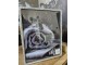 Stříbrný kovový fotorámeček s kamínky Jewel XL - 20*25 cm J-Line by Jolipa
