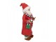 Vánoční dekorace Santa v kabátku s perníčkem a bačkorkama - 15*9*28 cm Clayre & Eef