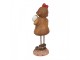 Vánoční dekorace Perníček Gingerbread dívka s lízátkem - 10*8*23 cm Clayre & Eef