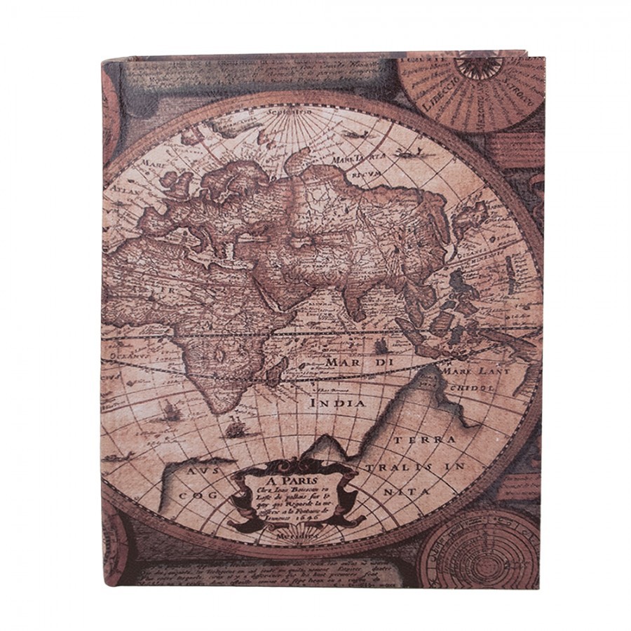 3ks úložný box ve tvaru knihy se zeměkoulemi - 27*22*7 / 22*17*6 / 17*12*4 cm Clayre & Eef 3ks úložný box ve tvaru knihy se zeměkoulemi - 27*22*7 / 22*17*6 / 17*12*4 cm Clayre & Eef