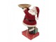 Vánoční dekorace Santa s miskou - 17*13*26 cm Clayre & Eef
