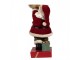 Vánoční dekorace Santa s miskou - 17*13*26 cm Clayre & Eef
