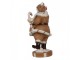 Hnědá vánoční dekorace Santa - 12*9*20 cm Clayre & Eef