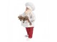 Vánoční dekorace Santa cukrář s perníčky - 17*12*27 cm Clayre & Eef
