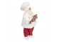 Vánoční dekorace Santa cukrář s perníčky - 17*12*27 cm Clayre & Eef
