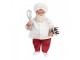 Vánoční dekorace Santa cukrář s metličkou a dortem - 17*11*27 cm Clayre & Eef