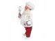 Vánoční dekorace Santa cukrář s metličkou a dortem - 17*11*27 cm Clayre & Eef