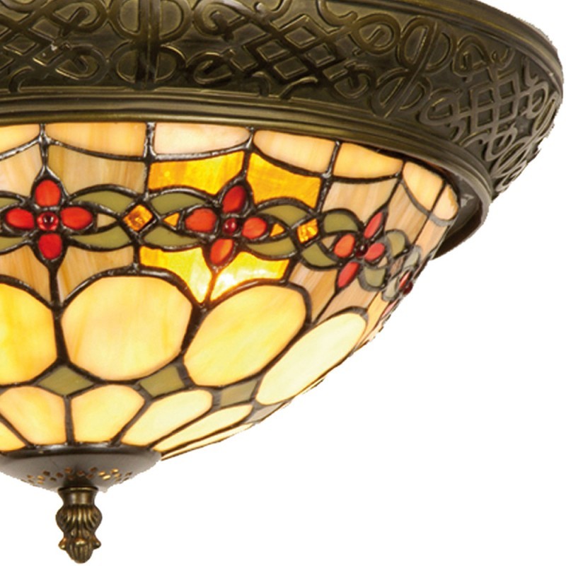 Závěsné svítidlo Tiffany Oxford - Ø 38*19 cm 2x E14 / max 40w Clayre & Eef Závěsné svítidlo Tiffany Oxford - Ø 38*19 cm 2x E14 / max 40w Clayre & Eef