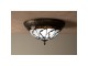 Stropní světlo Tiffany Nature - Ø 38*19 cm 2x E14 / max 40w Clayre & Eef