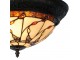 Stropní světlo Tiffany Nature - Ø 38*19 cm 2x E14 / max 40w Clayre & Eef