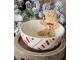 Bílá keramická miska Perníček Gingerbread - Ø 12*6 cm / 250 ml Clayre & Eef