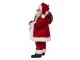 Červená vánoční dekorace Santa s dárky - 16*10*27 cm Clayre & Eef