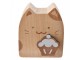 Dřevěná natahovací hrací skříňka kočička Kitty - 7*4*8 cm Clayre & Eef