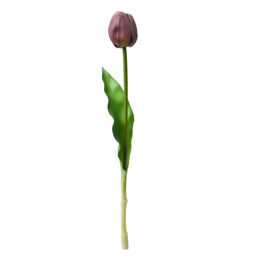 Umělá květina fialový tulipán Tulip Purple - 4*4*32 cm Clayre & Eef Umělá květina fialový tulipán Tulip Purple - 4*4*32 cm Clayre & Eef