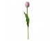 Umělá květina světle růžový tulipán Tulip Pink - 4*4*32 cm Clayre & Eef