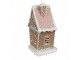 Hnědá svítící perníková chaloupka Gingerbread House - 13*10*21 cm / 3*AAA Clayre & Eef