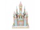 Růžovo-modrý pastelový perníkový zámek Gingerbread House - 27*18*42 cm Clayre & Eef