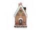 Hnědá zdobená perníková chaloupka Gingerbread House - 28*28*51 cm Clayre & Eef