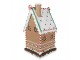 Hnědá zdobená perníková chaloupka Gingerbread House - 28*28*51 cm Clayre & Eef