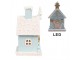 Modrá svítící perníková chaloupka Gingerbread House - 9*8*15 cm Clayre & Eef