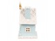 Modrá svítící perníková chaloupka Gingerbread House - 9*8*15 cm Clayre & Eef