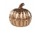 Zlatá dekorační keramická dýně Pumpkin - Ø 14*14 cm Clayre & Eef