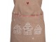 Hnědá kuchyňská zástěra s perníkovými chaloupkami Gingerbread Bliss - 70*85cm Clayre & Eef