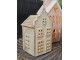 Béžový porcelánový svítící domek - 6*6*11 cm Clayre & Eef