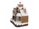 Hnědá svítící a hrající perníková chaloupka Gingerbread House - 33*17*30 cm Clayre & Eef