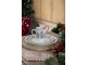 Hnědá utěrka s perníkovými chaloupkami Gingerbread Bliss - 50*70 cm Clayre & Eef