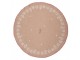 Kulatá utěrka s perníkovými chaloupkami Gingerbread Bliss - Ø 80 cm Clayre & Eef