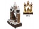 Hnědá svítící a hrající perníková chaloupka Gingerbread House - 20*11*27 cm Clayre & Eef