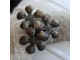 Bronzovo-černý antik kovový držák na ubrousky s kytičkou Flower - 6*5cm Chic Antique
