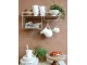 Set 4ks béžový lněný ubrousek - 40*40cm Chic Antique