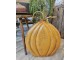 Oranžová kovová dekorace dýně Pumpkin - 34*15*42 cm Clayre & Eef
