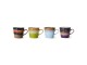 Set 4ks retro hrnek na Cappuccino 70s Solid - Ø 9,5*12*8,5 / 300 ml HKLIVING