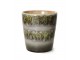 Zeleno-šedý retro hrnek na kávu Coffee 70s Fern - Ø 7,5*8cm / 230 ml HKLIVING