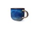 Rustikálně modrý porcelánový hrnek Chef - 12*9*8 cm / 320 ml HKLIVING