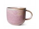 Rustikálně růžový porcelánový hrnek Chef - 12*9*8 cm / 320 ml HKLIVING